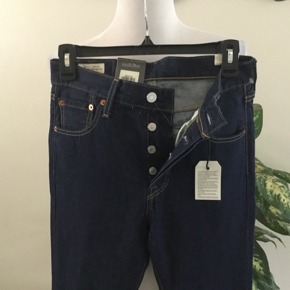 🌹3X🌹-HP-LEVI QUALITY ORIGINAL BUTTON FLY BLUE JEANS/CLASSIC STRAIGHT LEG/W27-28L - Picture 10 of 12